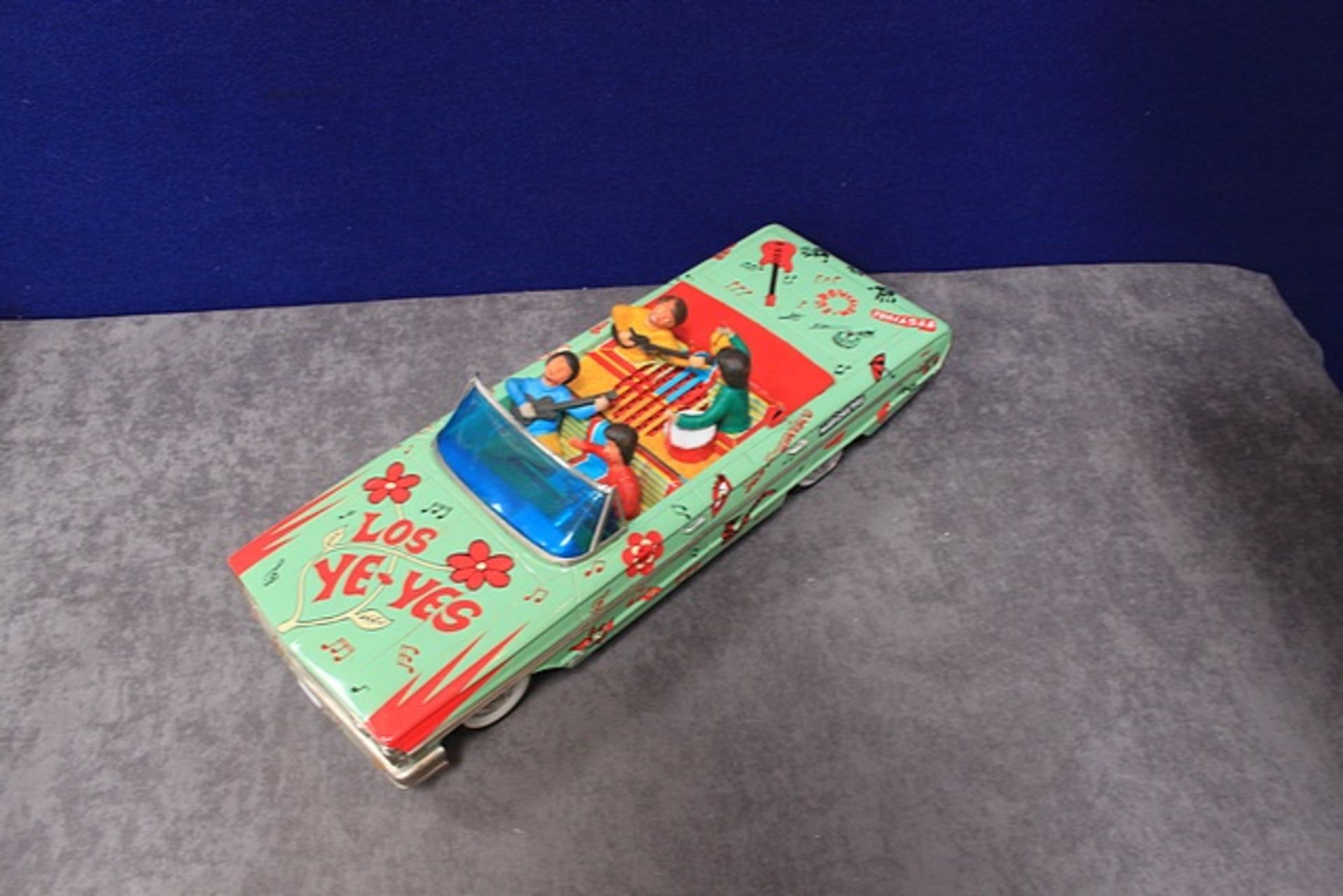 Very Rare Large Juguetes Rico Battery opereated No 52 Fiesta Car in Box - Image 3 of 3