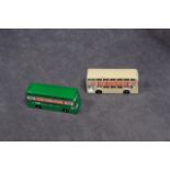 2x Mint Matchbox A Lesney Product #74 Daimler Bus 1st is Green Esso in a crisp E Type Box & the