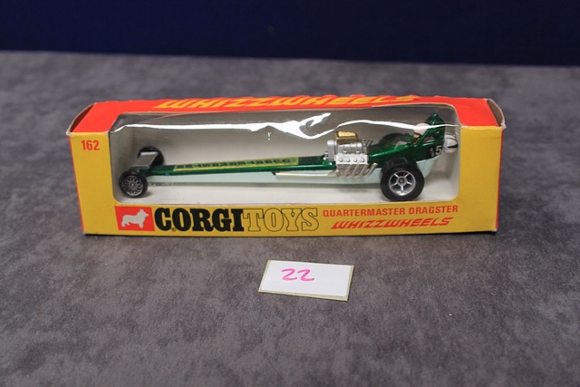 Corgi Whizzwheels Diecast Number 162 Quartermaster Dragster With Crisp Box - Image 2 of 3