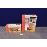 2x Joal Diecast Construction Vehicles All In Own Boxes, Comprising Of; # 236 Akerman Telescopic