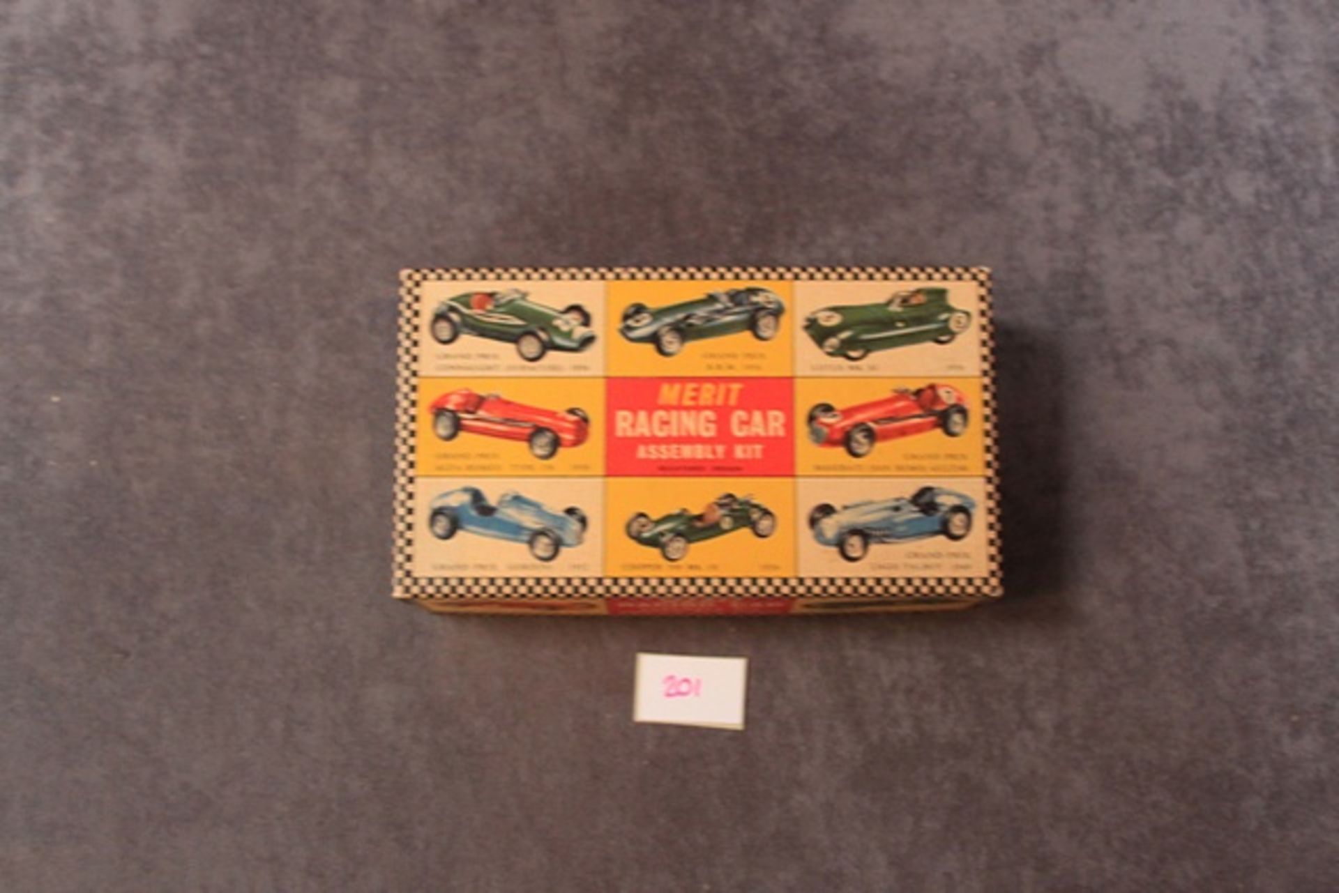 Merit 4615 1956 GP Maserati In Red Plastic Construction Kit Producer 1965 To 1970 In Box - Image 2 of 2