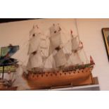 Museum Quality Craftsman Built Wooden Scale Model Artesania Latina HMS Victory PrestigeÂ  The