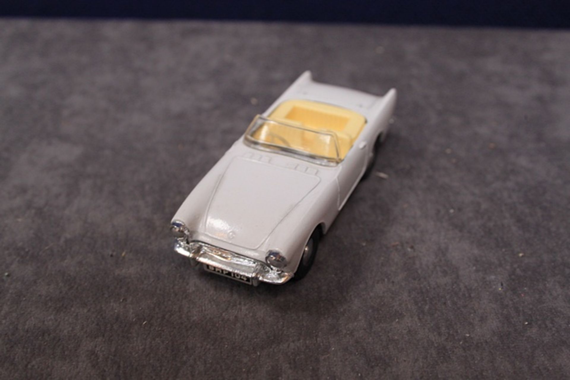 Mint Model Spot On Diecast # 191 Sunbeam Alpine Convertible in White With Leaflet In Excellent - Image 2 of 3