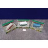 3x Corgi Classic Models Diecast Cars, Comprising Of; D984 VW Caravanette, D985 Volkswagen Van, 97040