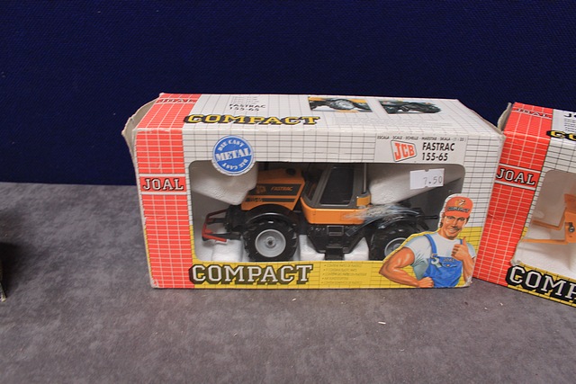 3x Joal Diecast Construction Vehicles All In Own Boxes, Comprising Of; # 195 JCB Tractor Fastrac - Image 5 of 5