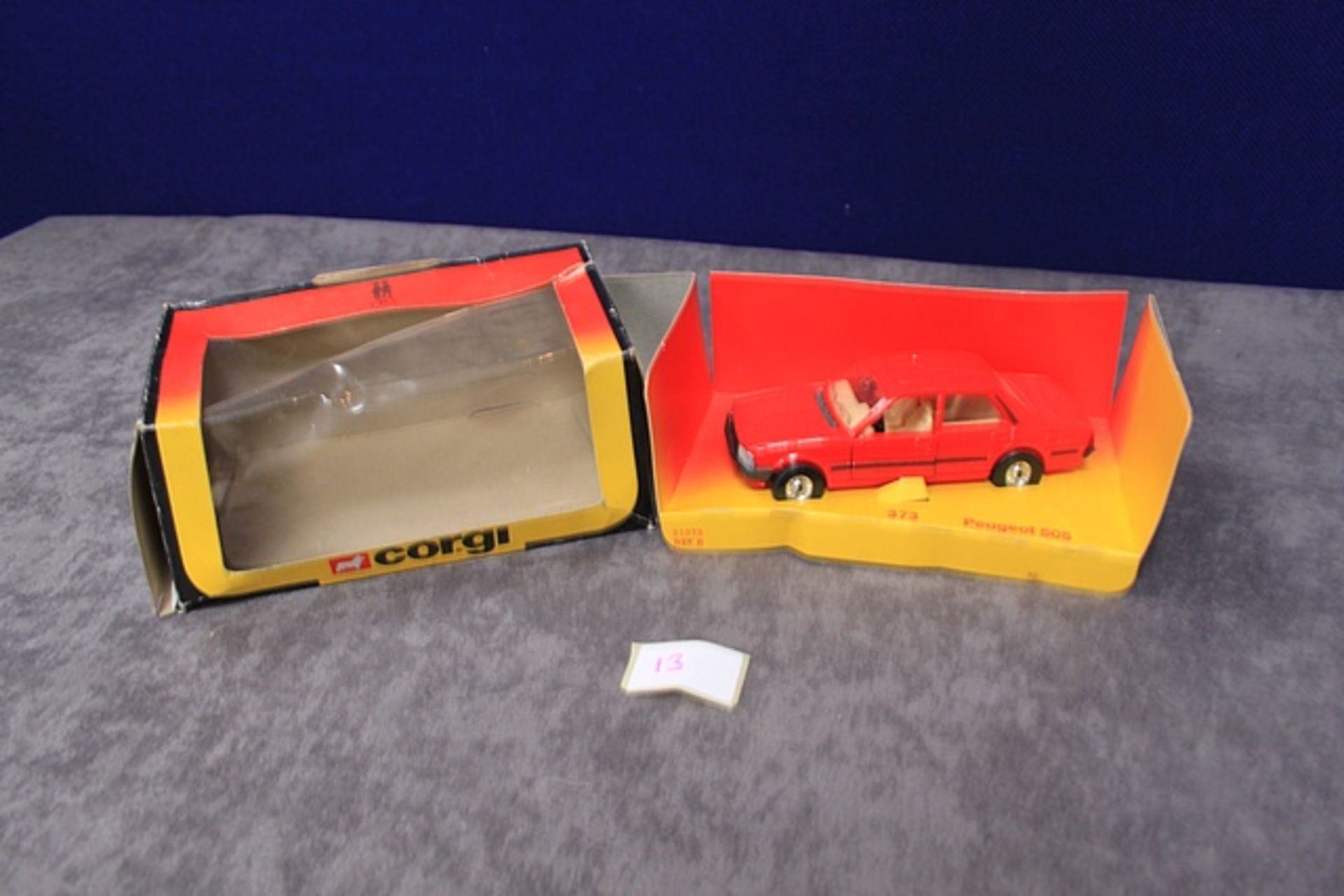 Corgi Diecast Number 373 Peugeot 505 With Very Good Box