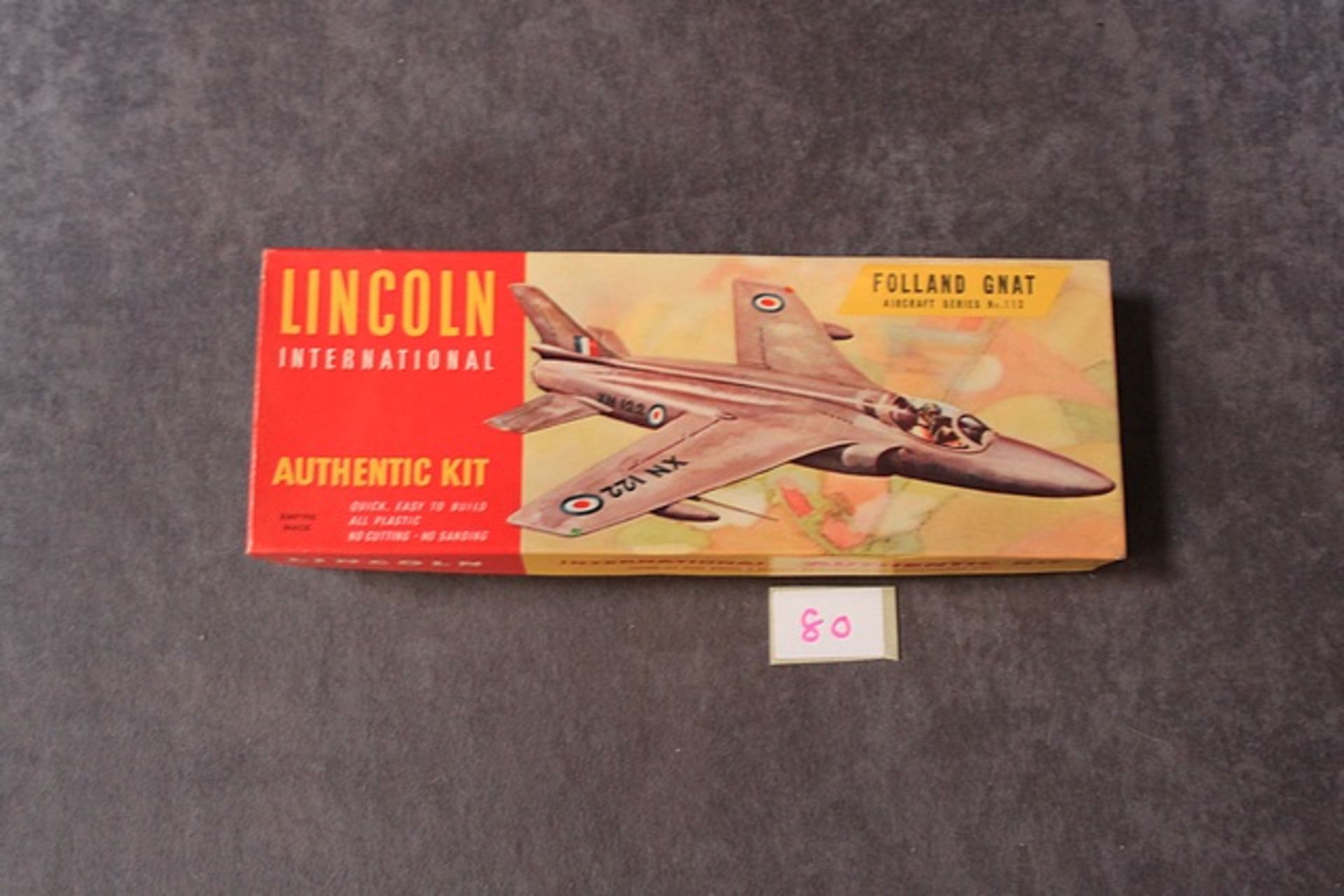 Lincoln International Authentic Kit No: 113 Folland Gnat Boxed - Image 2 of 2