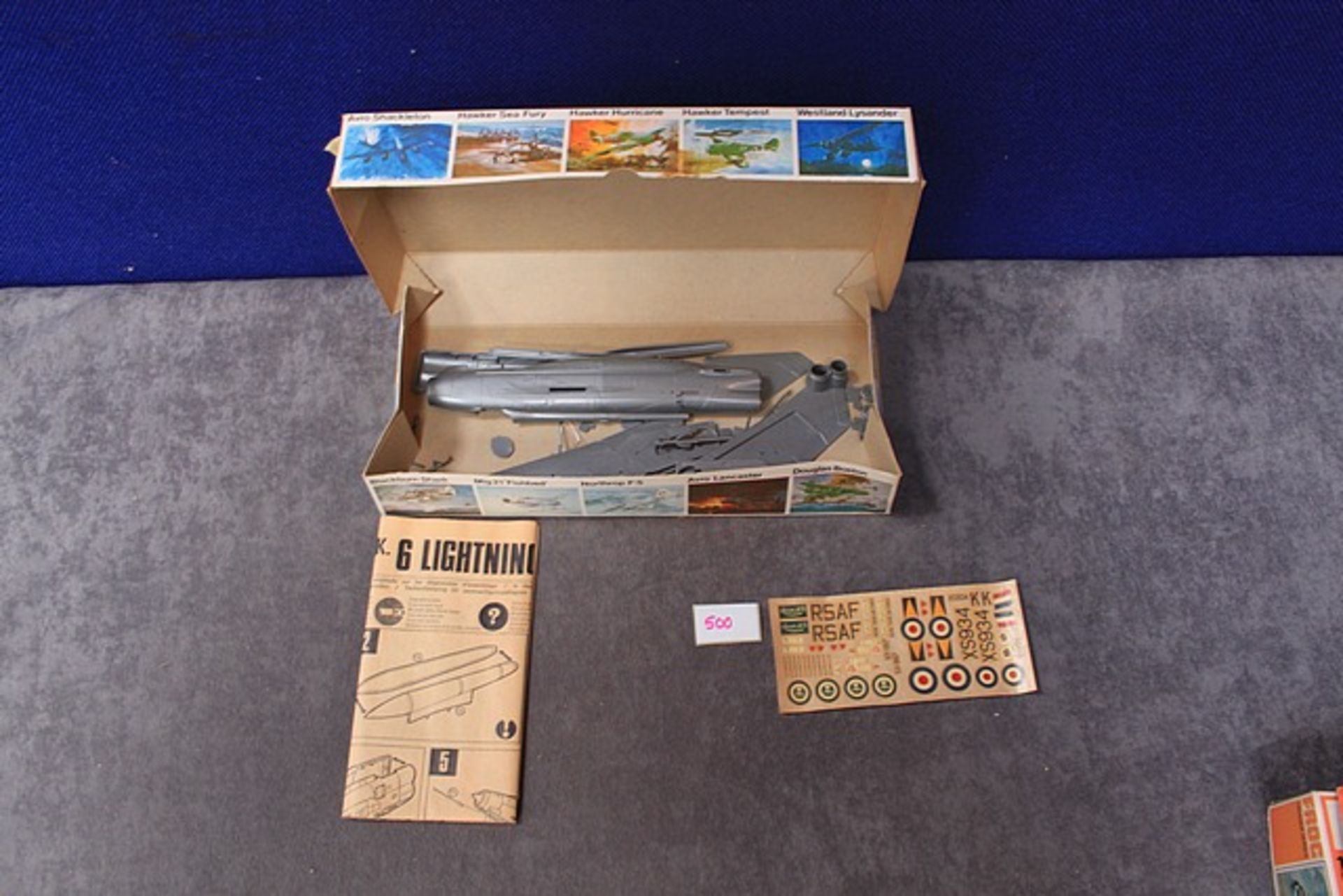 Frog Authentic Scale 1/72 Models Cat No F266 BAC Lightning F-6 Fighter with instructions in box - Image 2 of 2