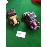 2x Corgi Classics Diecast In Original Boxes # 9031 Renault Lavender & 9032