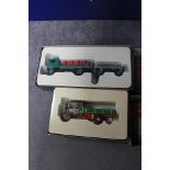 2x Corgi Vintage Glory diecast in boxes comprising of; 80008 Sentinel Platform Wagon, Trailer &