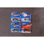 4x Hotwheels Comprising Of '57 Chevvy Bel Air, Olds 442, Bone Shaker, Shelby Cobra 427 S/C