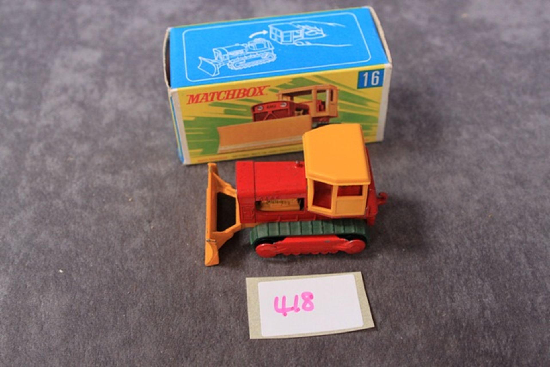 Mint Matchbox Series A Lesney Product Diecast # 16 Case Tractor With Nr Mint Crisp Box - Image 3 of 3