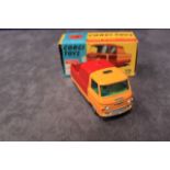 Mint Corgi Toys Diecast # 465 Commer Pick-Up Truck In Red & Yellow With Firm Box with some storage