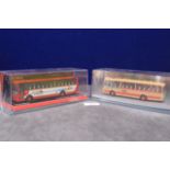 2x Corgi The Orinial Omnibus Company both in original Display cases & celophane, comprising of;