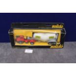 Solido Diecast Models # 376 Single Axle-Gravel Trailer In Box