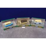 3x Corgi Classic Models Diecast Cars, Comprising Of; D982 Bedford CA Dormobile, D983 Morris J Van,