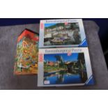 3x Assorted Jigsaw Puzzles 1000 Pieces