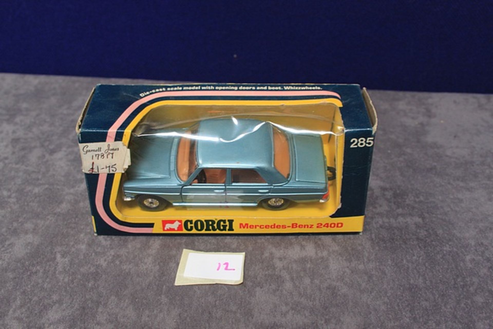 Corgi Diecast Number 285 Mercedes-Benz 240D With Very Good Box - Image 3 of 3
