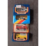 4x Matchbox Diecast Emergency Vehicles Comprising Of; Number 63 Snorkel Los Angeles On Unopened