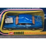 Corgi Toys diecast #280 Rolls Royces Silver Shadow in Blue in box