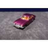Mint Dinky Toys Diecast # 165 Ford Capri In Purple With Speed Wheels In Crisp Box