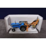 Mint Corgi Number 72 Diecast Ford 5000 Super Major Tractor with treching bucket in excellent crisp