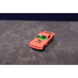 Mint Matchbox Superfast Diecast # 8 Wild Cat Dragster Pink With Rare Yellow Base In Crisp Box