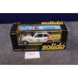 Solido Diecast Models # 1055 Peugeot 504 Coupe V6 Rally Car Racing # 02 In Box