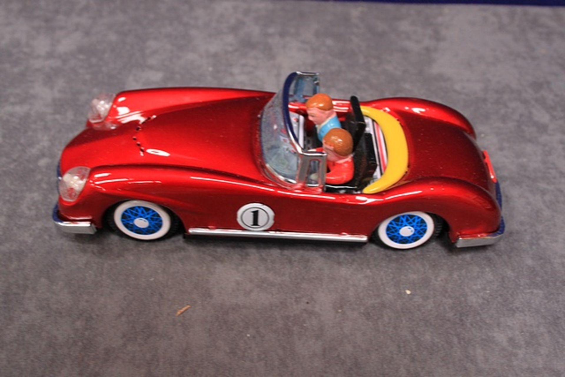 China Mf-763 Austin Woodill Race Car Tin Plated Friction Car 22cm With Sound Effects In Box - Image 2 of 3