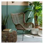 Kenda Lounger 700x760x900mm This smoked finished Rattan lounger is perfect for relaxing in. Ideal