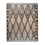 Brown Diamond Rug 242 x 296 cm: A gorgeous Moroccan inspired floor rug.