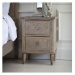 Mustique 2 Drawer Bedside Table Our new Mustique collection is made from Mindy wood and lightly