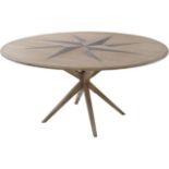 Mindi Wood 6 Seater Dining Table Artisan Crafted Mindi Wood 6 Seater Round Table With Impressive