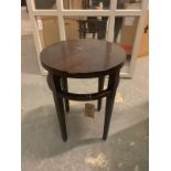 Mahogany Round Side Table (40 X 54cm)