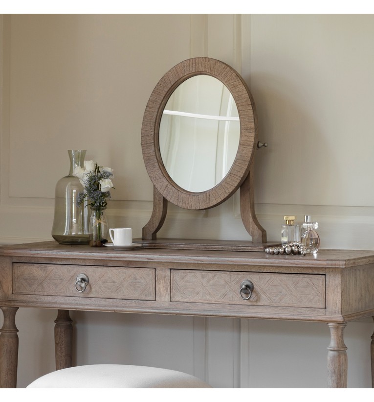 Mustique Dressing Table Mirror Our new Mustique collection is made from Mindy wood and lightly