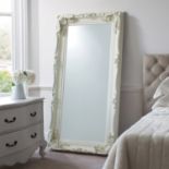 Carved Louis Mirror Cream 1190x890mm This beautiful baroque style mirror sits perfectly in a