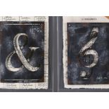 Davys Letters Composition Muisc Note And & Symbol (Set Of 2) A Set Of 2 Acrylic Showcases Containing