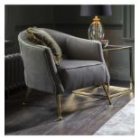 Barletta Armchair Grey Velvet The Barletta Armchair is the latest addition to our range of modern