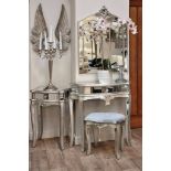 Alexandria Mirrored One Drawer Half Moon Console The Whole Of The Range Is Pretty Distinctive But