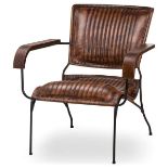 Cigar Leather Club Chair an eye-catching piece that will add a style statement to your living