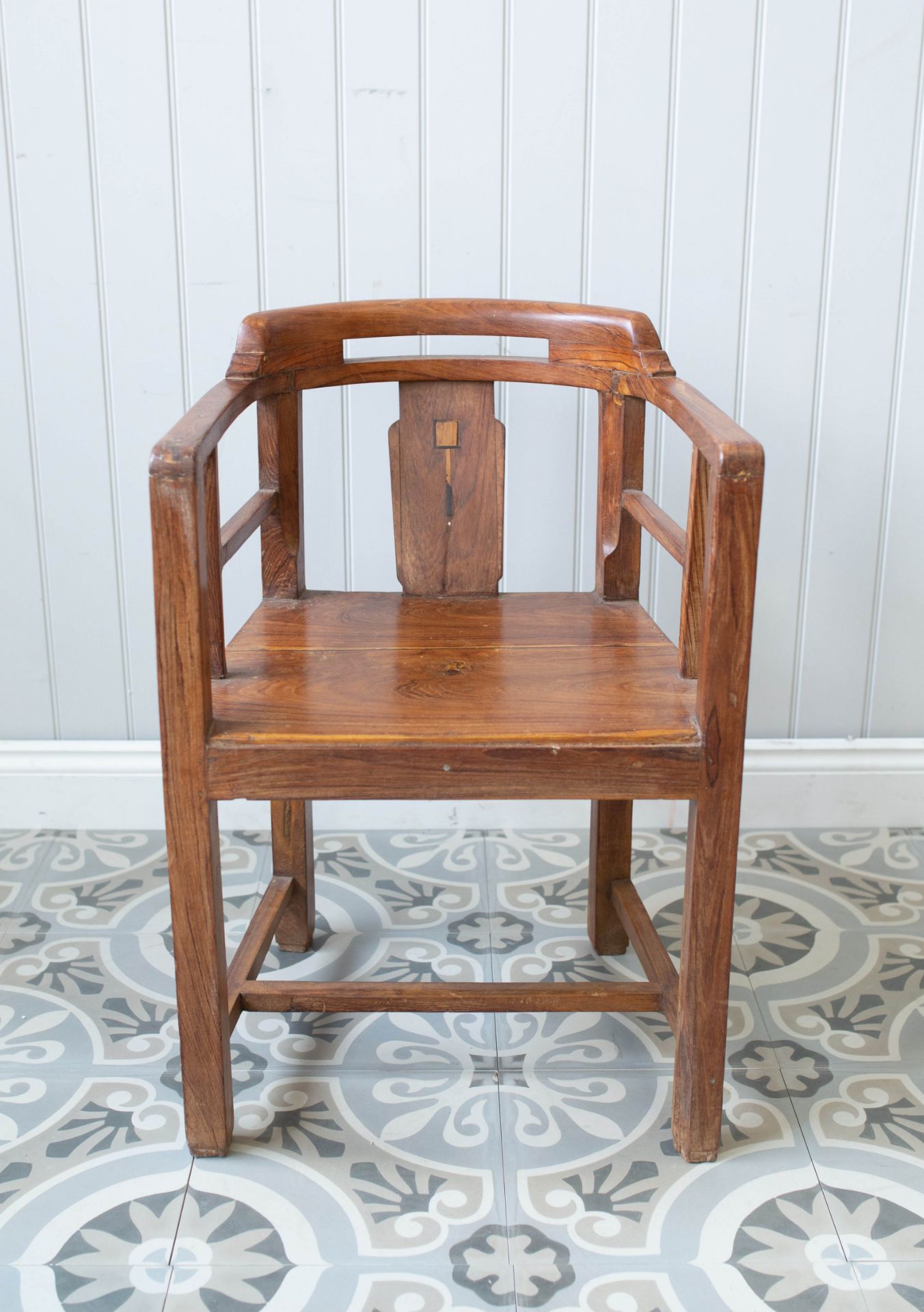 Vintage Wooden Cinema Chair - Image 3 of 4
