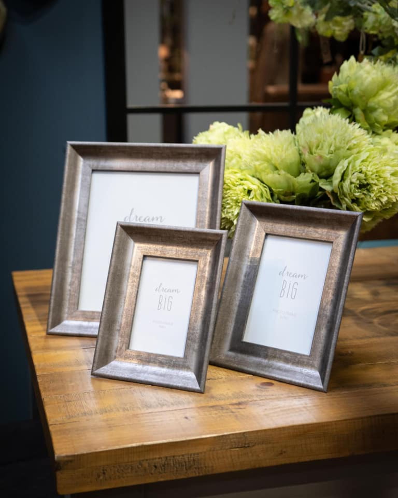 3 x White Washed Wood Photo Frame 4X6 Wood And Finished In A Washed Grey Colour Ensures This Neutral
