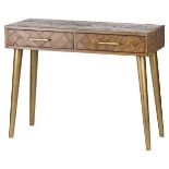 Cabello 2 Drawer Console Table designed to deliver a sophisticated feel to interiors via their