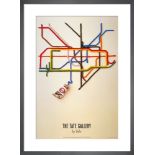 David Booth, Malcolm and Nancy Fowler Tate Gallery by tube, 1986 Framed Print, Responsibly Sourced