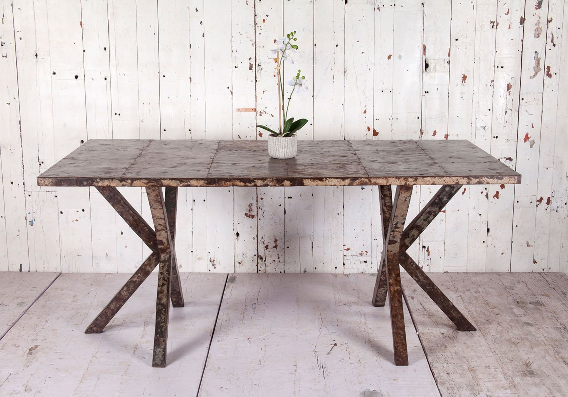 Iron Dining Table - 180cm