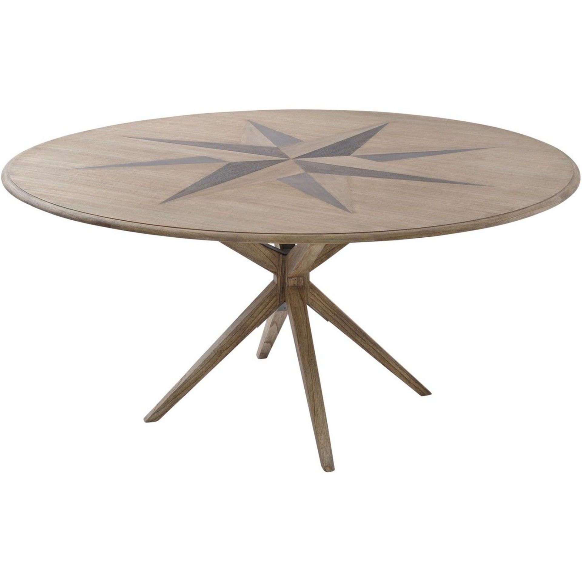 Mindi Wood 6 Seater Dining Table Artisan Crafted Mindi Wood 6 Seater Round Table With Impressive