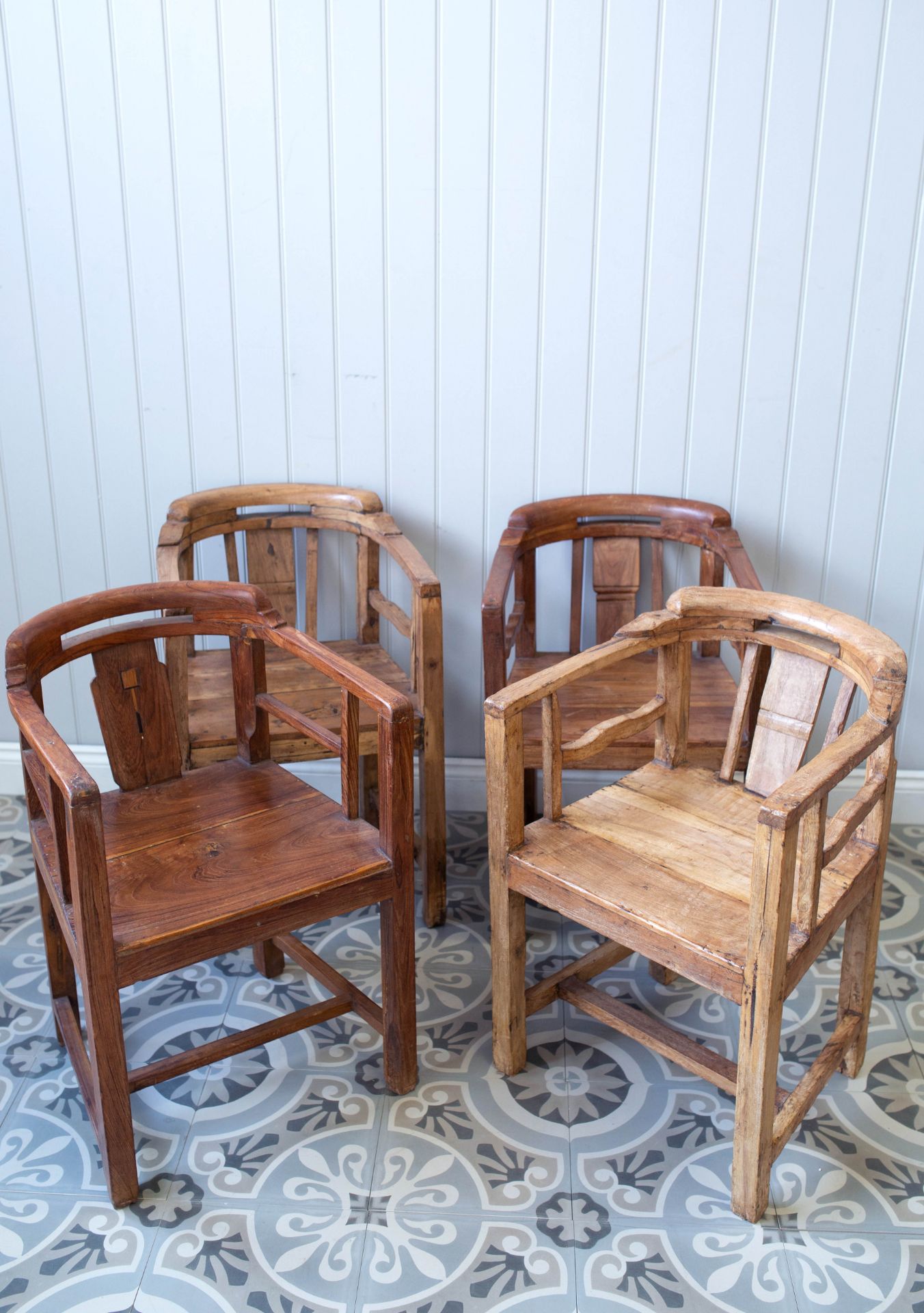 Vintage Wooden Cinema Chair