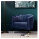 Serrano Armchair Twighlight Velvet A captivating curve of absolute comfort, the Serrano promises