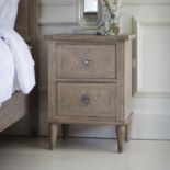 Mustique 2 Drawer Bedside Table Our new Mustique collection is made from Mindy wood and lightly