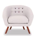 Raphael Chair with Buttons is beautifully crafted with your comfort and style in mind. Its retro